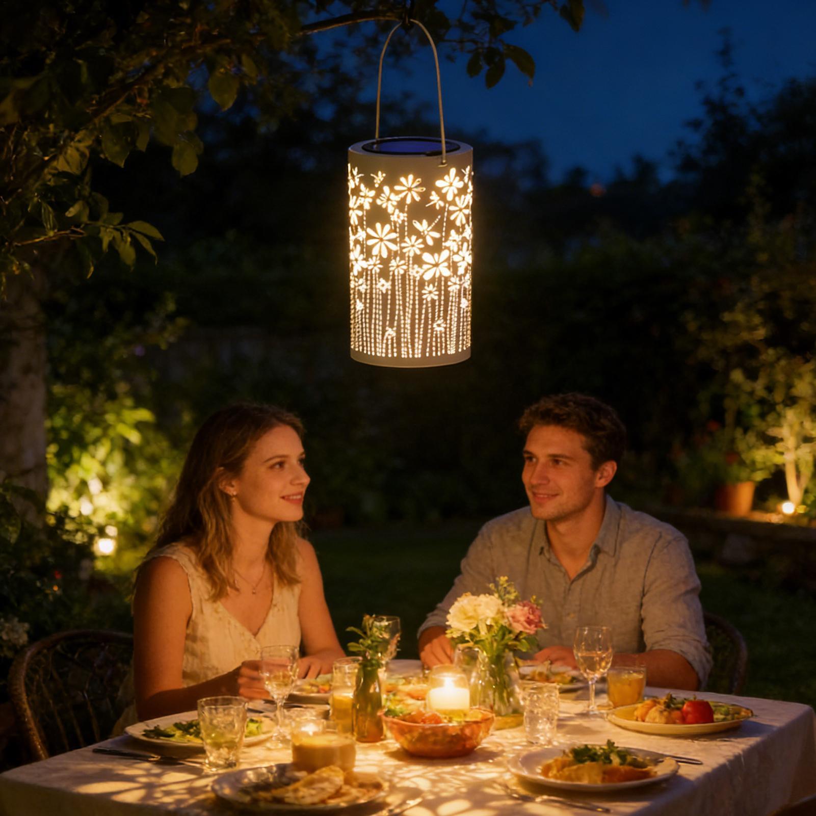 Lighting Decoration Outdoor - Outdoor Lanterns For Porch Waterproof Flower