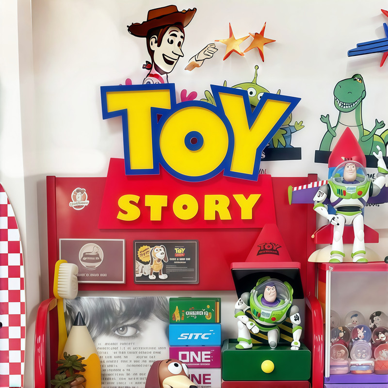 Lighting Room Decor Items - TOY STORY 3DLogo Signboard Cartoon Character