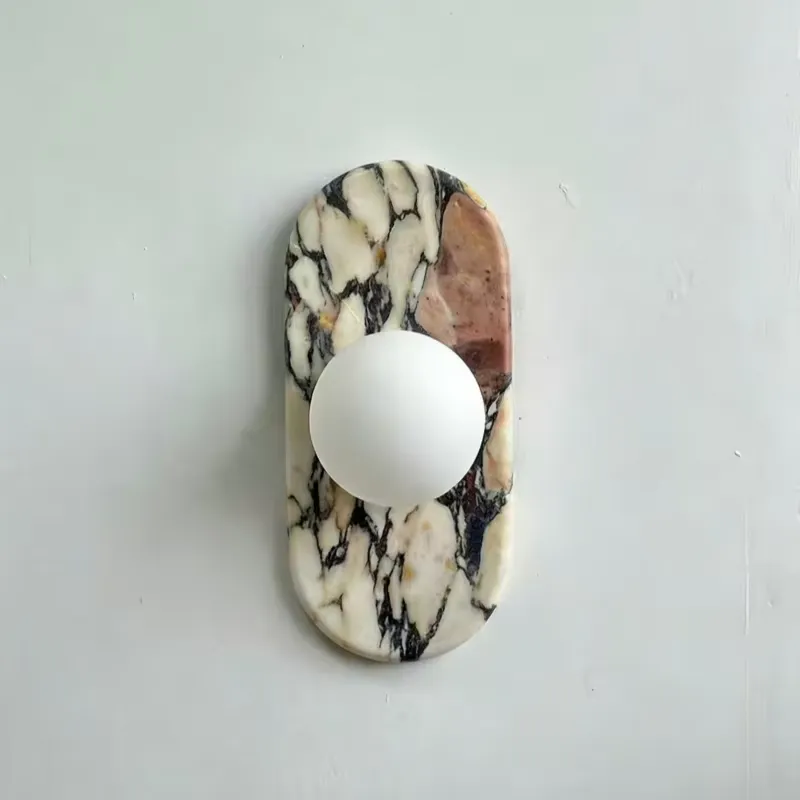 Lighting Decor For Home - SJX Minimalist Natural Calacatta Viola Marble