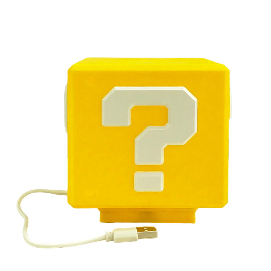 Lighting Room Decor Items - 2026Question Block Lamp with Sound Effects