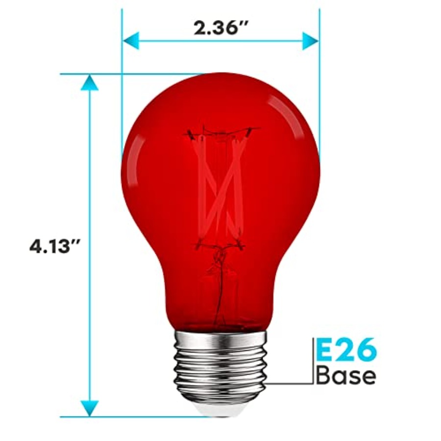 A19 Edison LED Light Bulbs, 4. - Lighting Decoration Outdoor ulasan dan harga