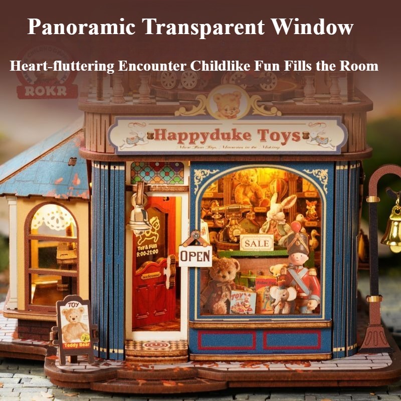 New Robotime Bear Toy Shop Ass - Lighting Room Decor Items ulasan dan harga