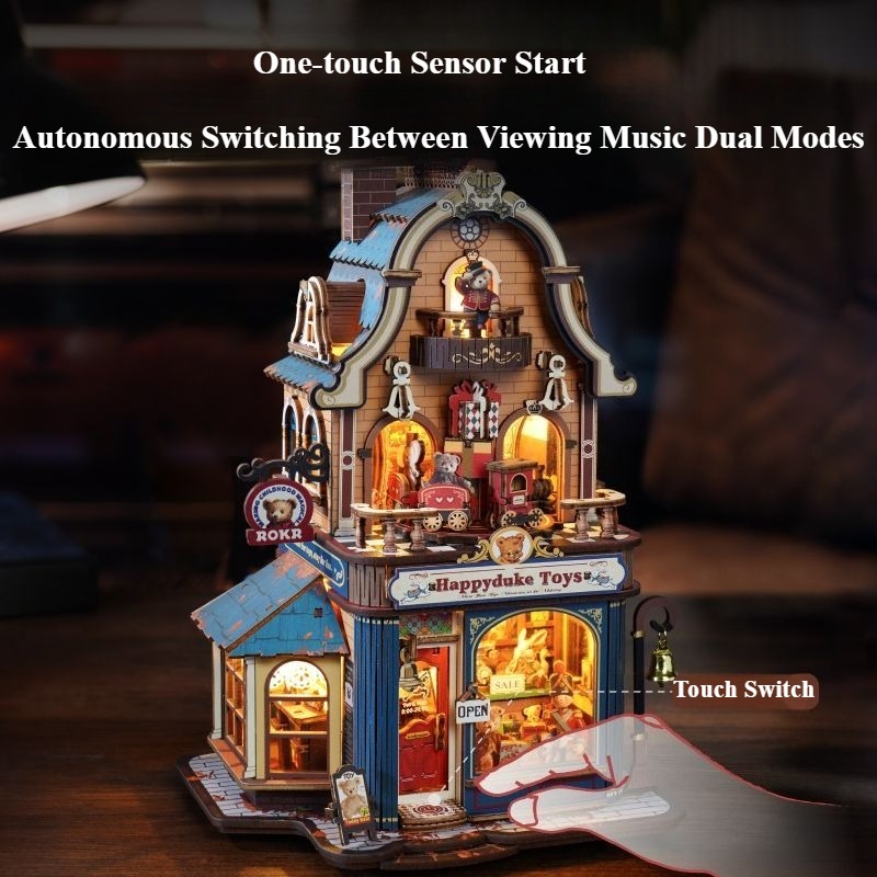 New Robotime Bear Toy Shop Ass - Lighting Room Decor Items ulasan dan harga