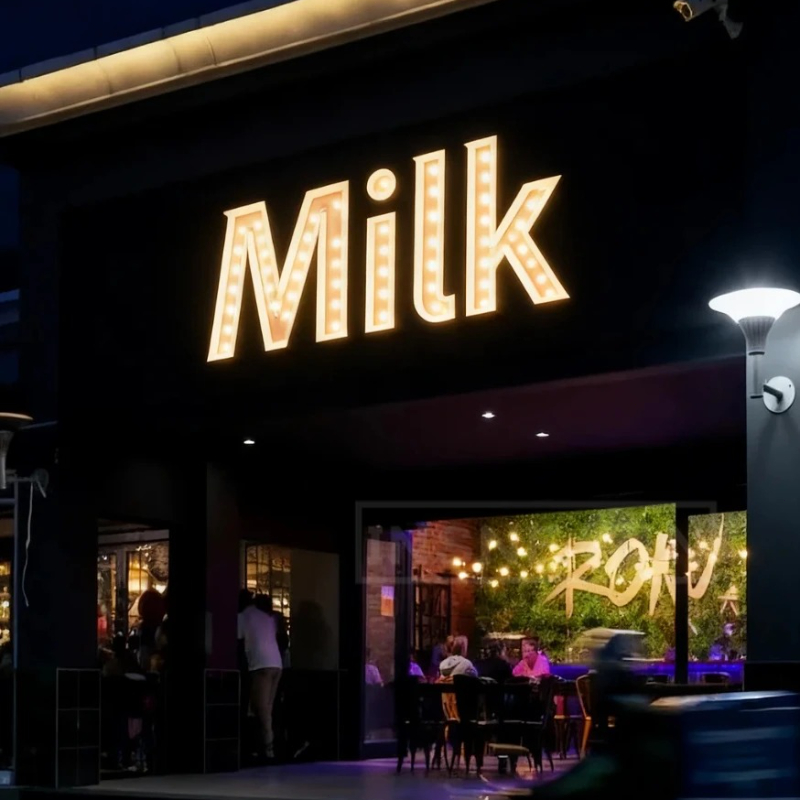 Custom Metal Light Bulb Letter - Light Up Letters Marquee ulasan dan harga