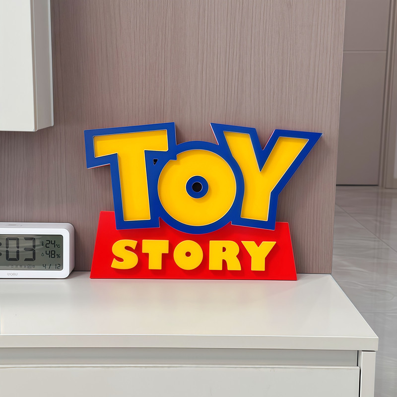 TOY STORY 3DLogo Signboard Car - Lighting Room Decor Items ulasan dan harga