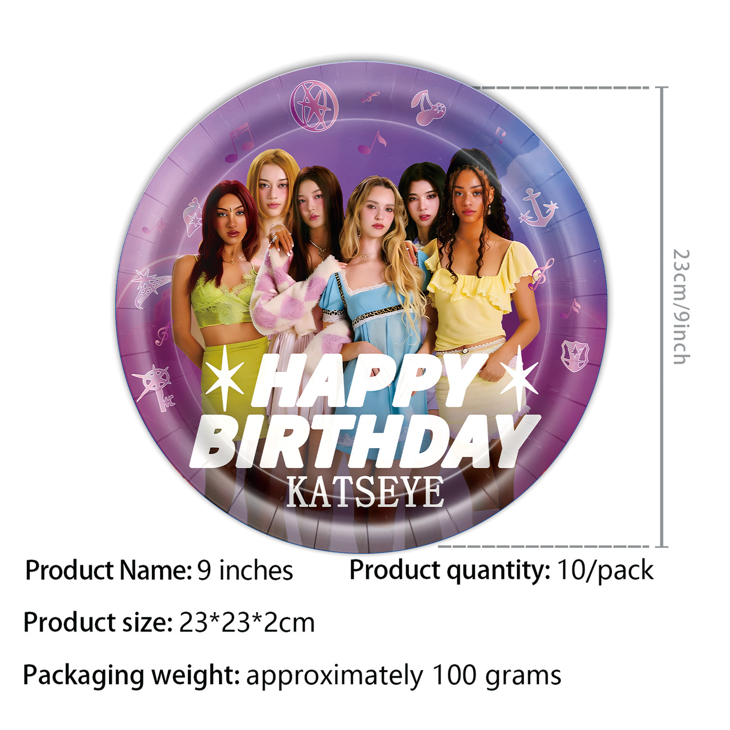 K&Katseye Idol Birthday Party  - Lighting Room Decor Items ulasan dan harga