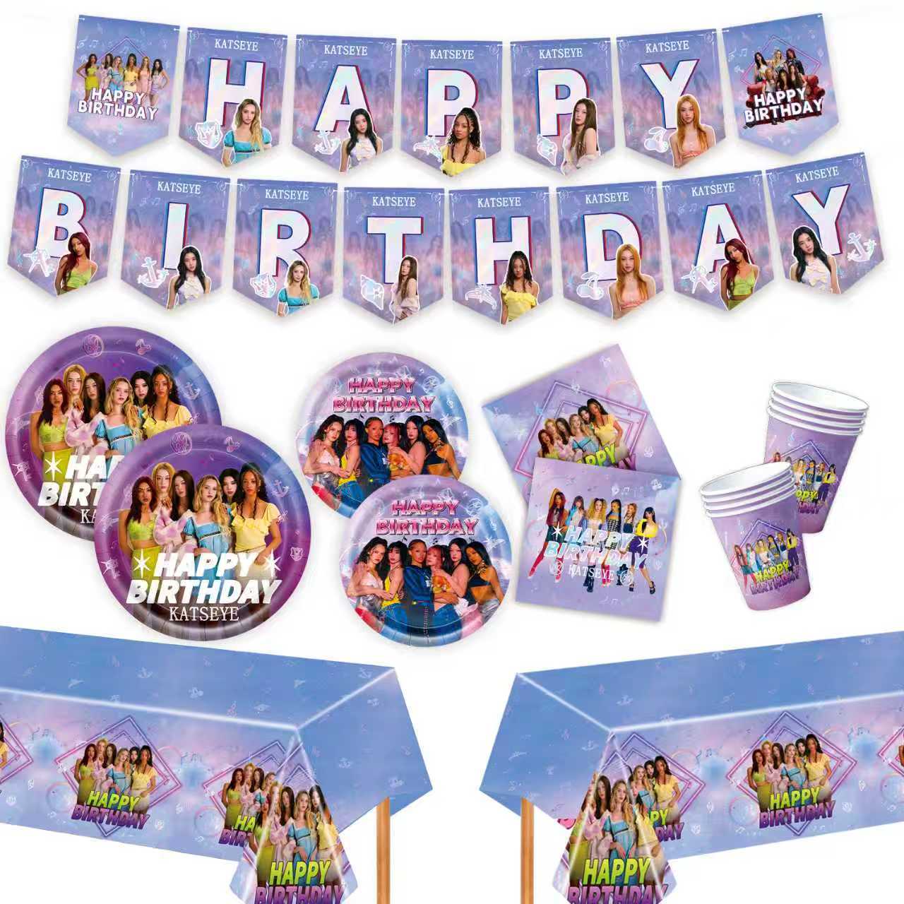 K&Katseye Idol Birthday Party  - Lighting Room Decor Items ulasan dan harga