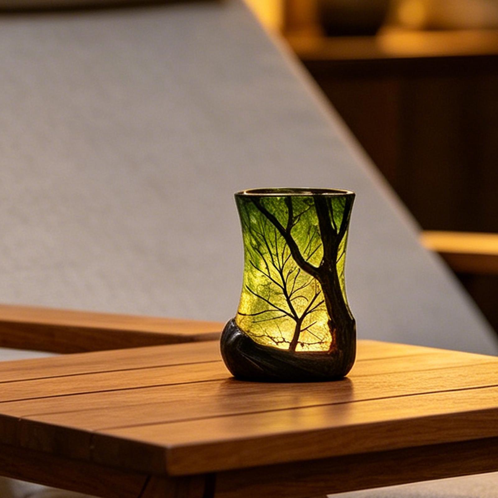Bedside Table Lamp Forest Nigh - Lighting Decor For Home ulasan dan harga