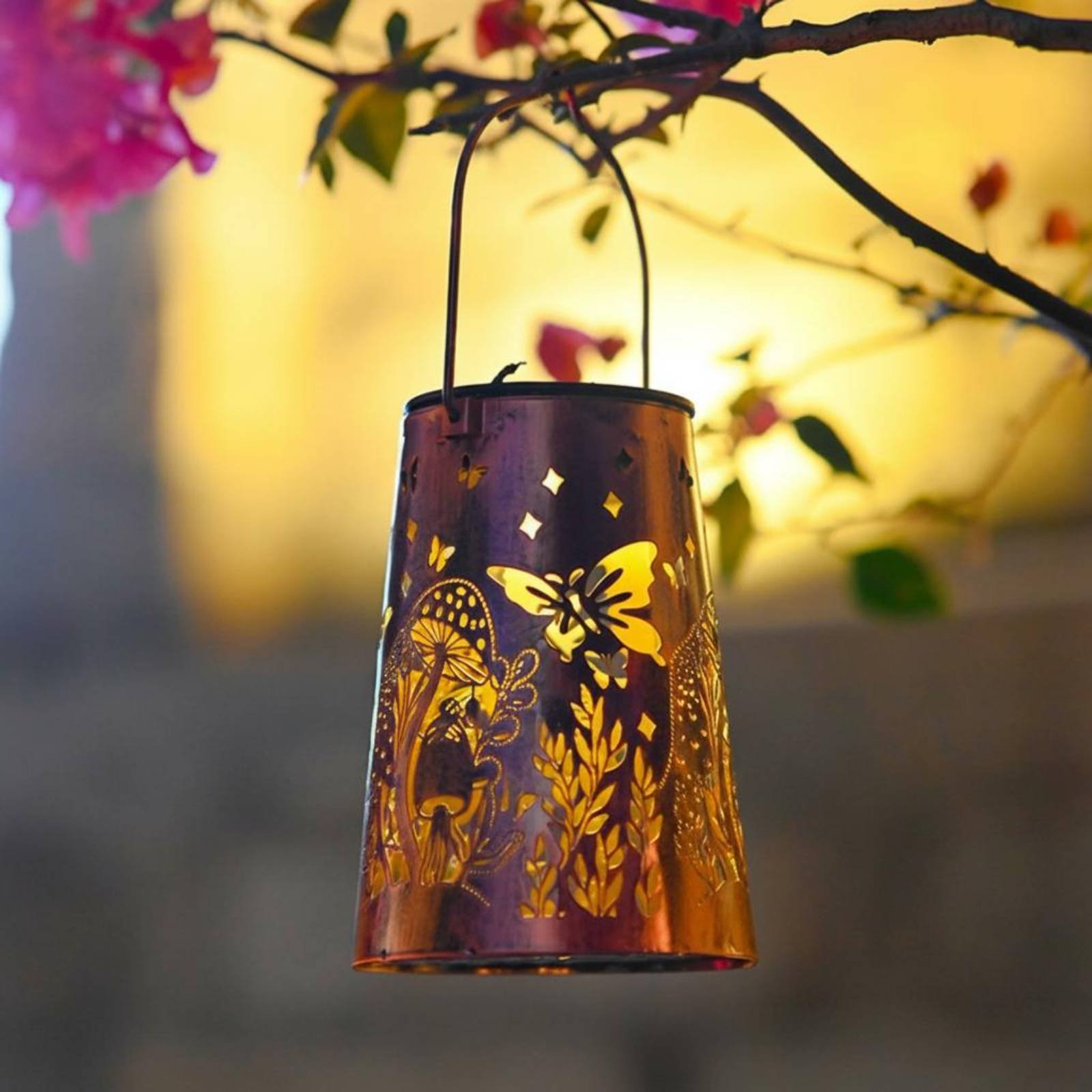 Floral Garden Lantern Pattern  - Lighting Decoration Outdoor ulasan dan harga