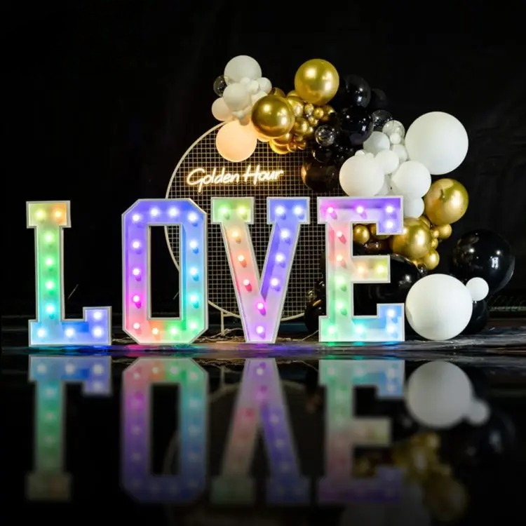 Professional LED Marquee Lette - Light Up Letters Marquee ulasan dan harga