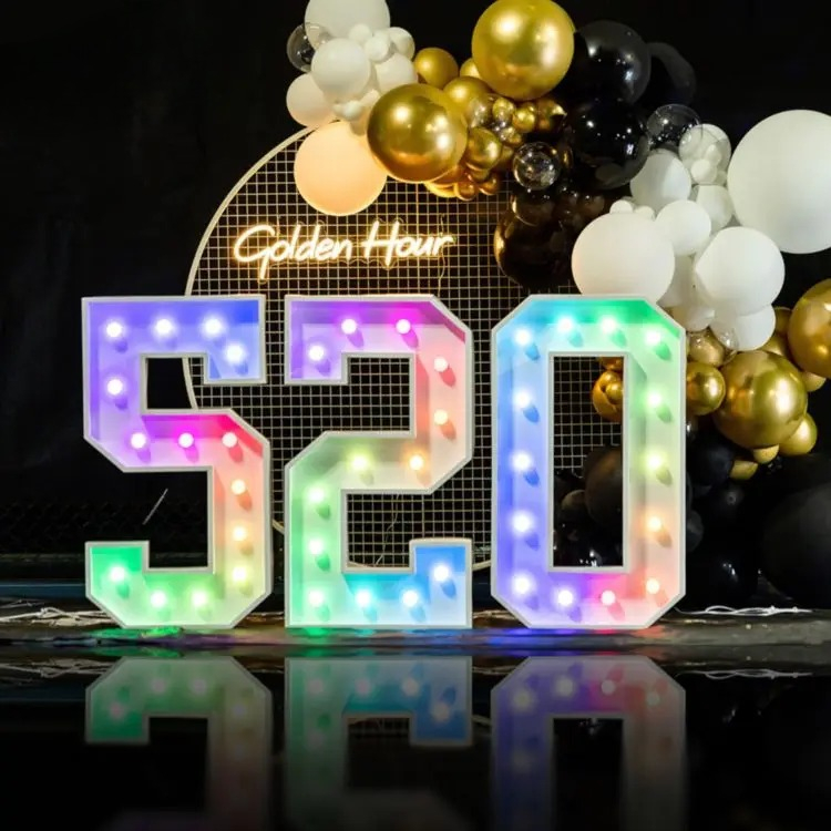 Professional LED Marquee Lette - Light Up Letters Marquee ulasan dan harga