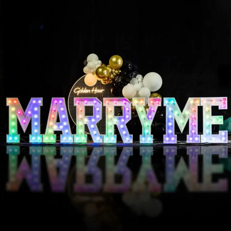 Professional LED Marquee Lette - Light Up Letters Marquee ulasan dan harga