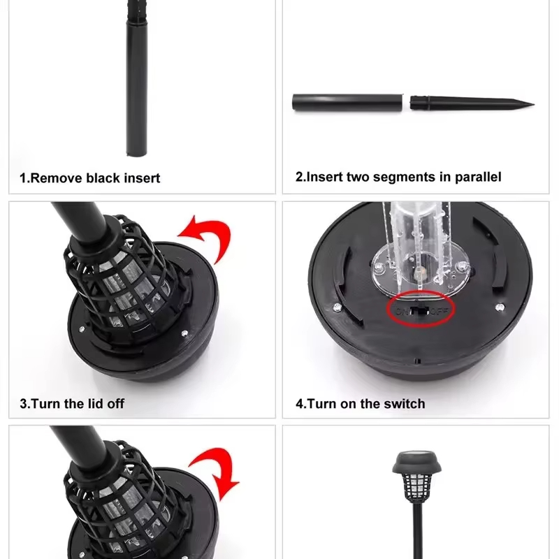 Solar Powered Outdoor Mosquito - Lighting Bug Decor ulasan dan harga