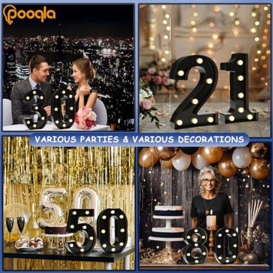 Decorative Led Light Up Number - Light Up Letters Marquee ulasan dan harga