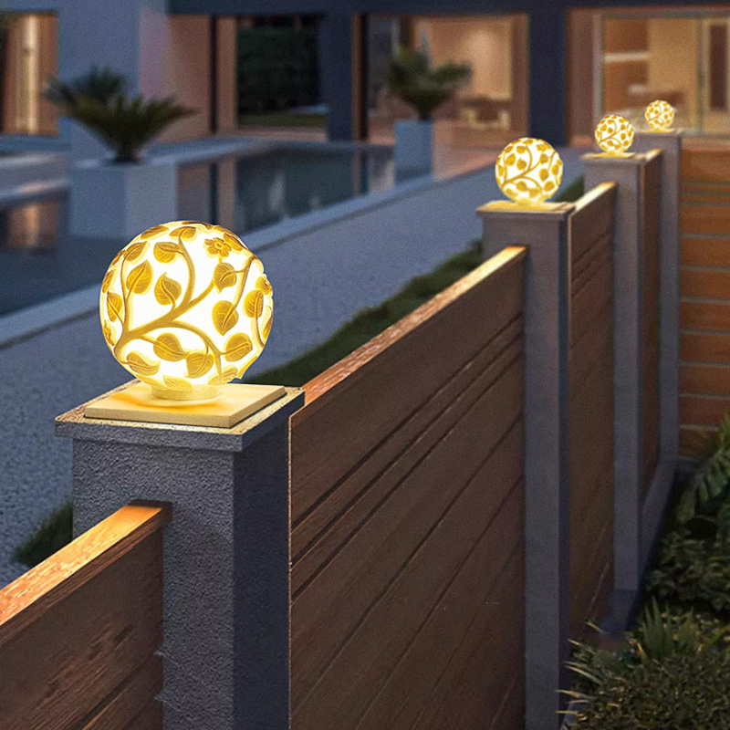 Outdoor column lights solar LE - Lighting Decoration Outdoor ulasan dan harga