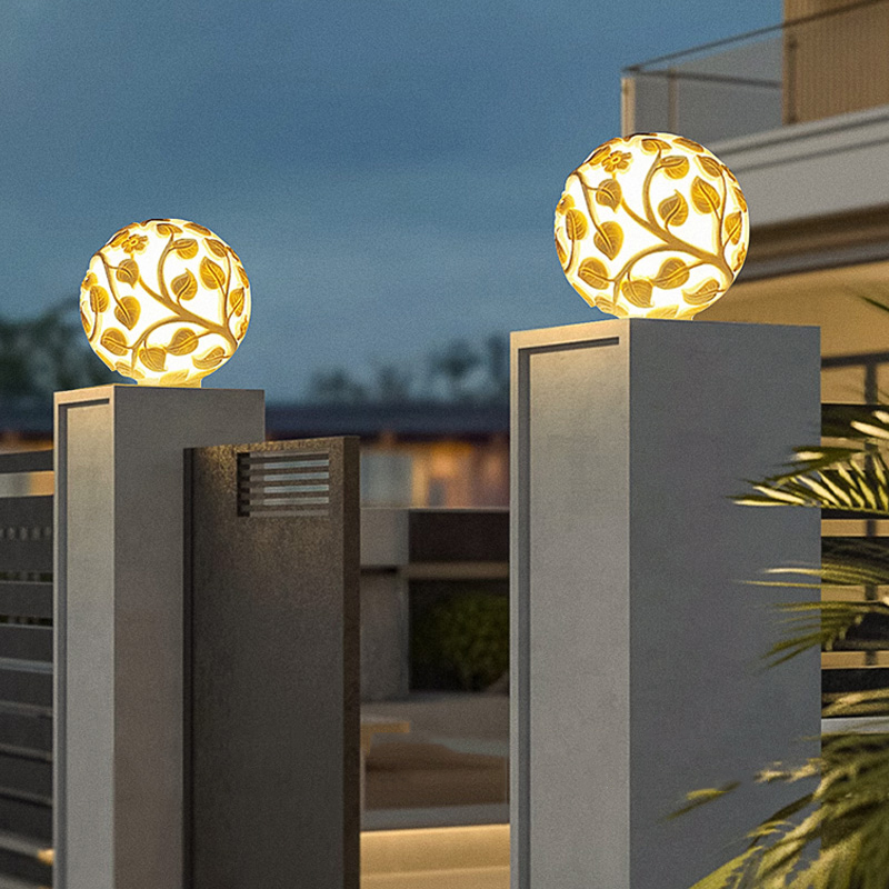 Outdoor column lights solar LE - Lighting Decoration Outdoor ulasan dan harga