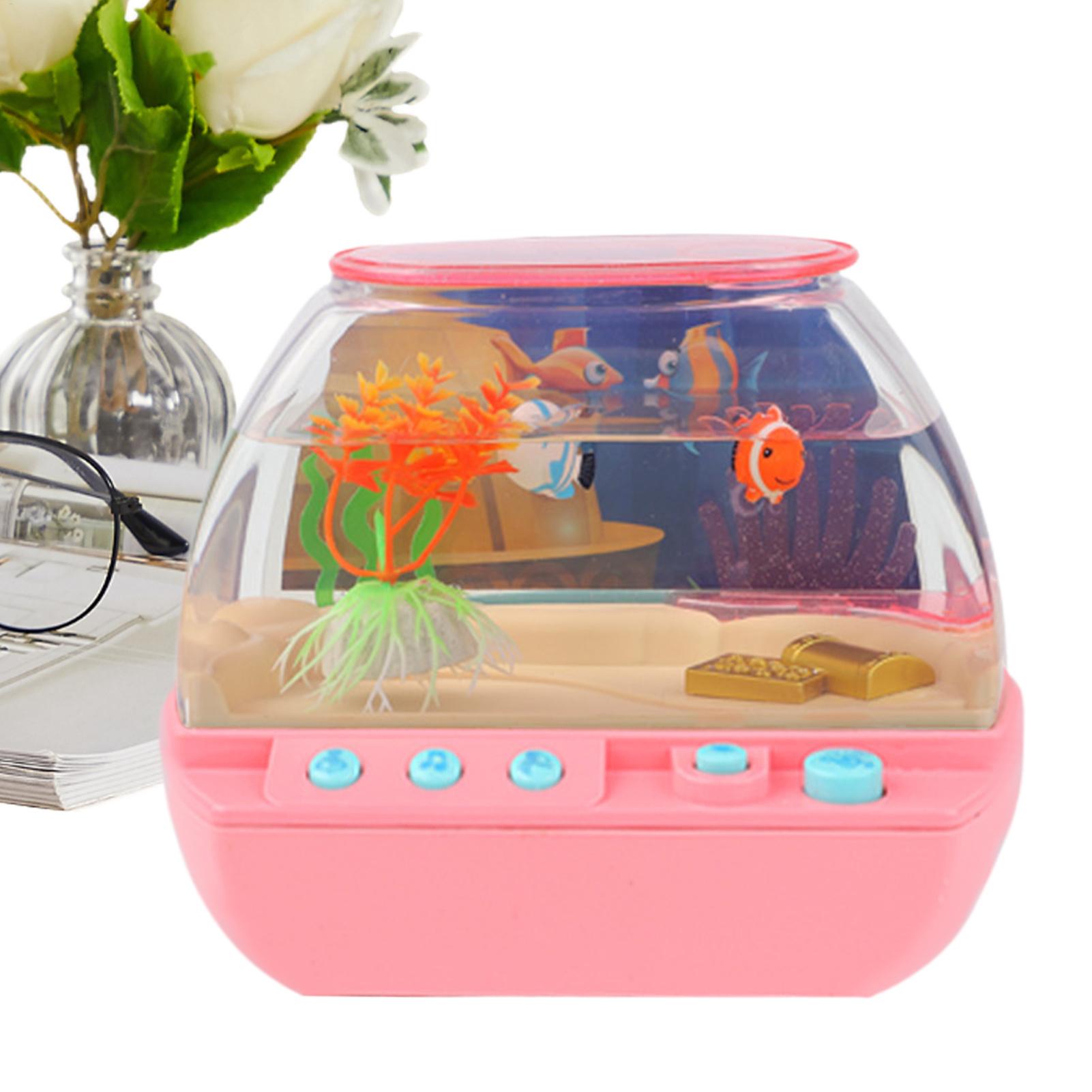 Toy Fish Tank Home Decoration  - Lighting Decor For Home ulasan dan harga