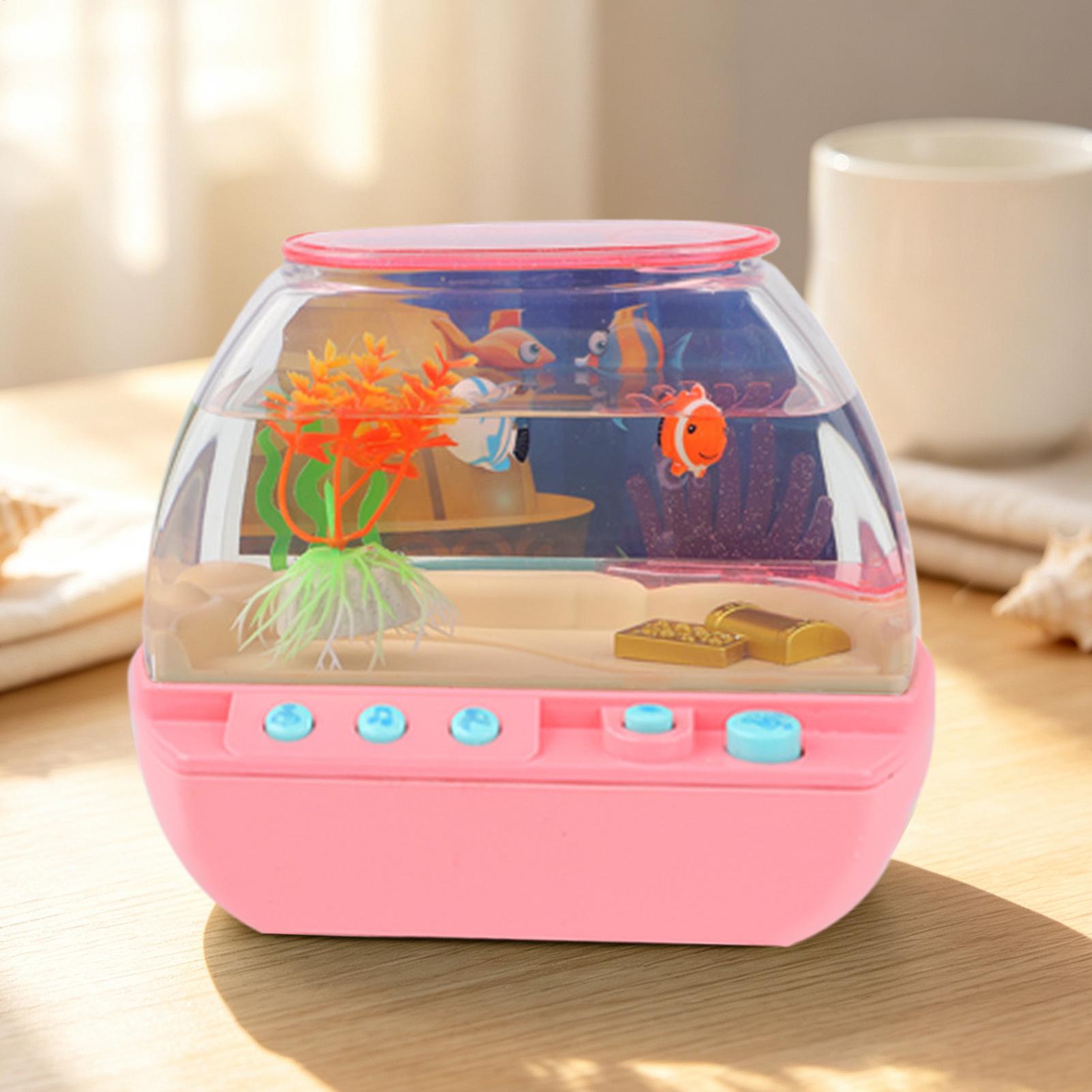 Toy Fish Tank Home Decoration  - Lighting Decor For Home ulasan dan harga
