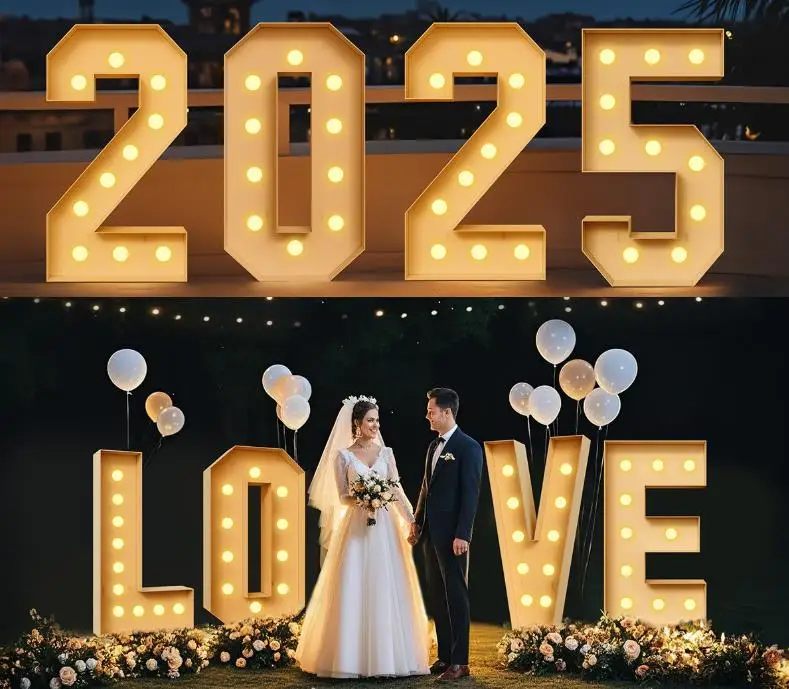 Marquee Light up Numbers with  - Light Up Letters Marquee ulasan dan harga