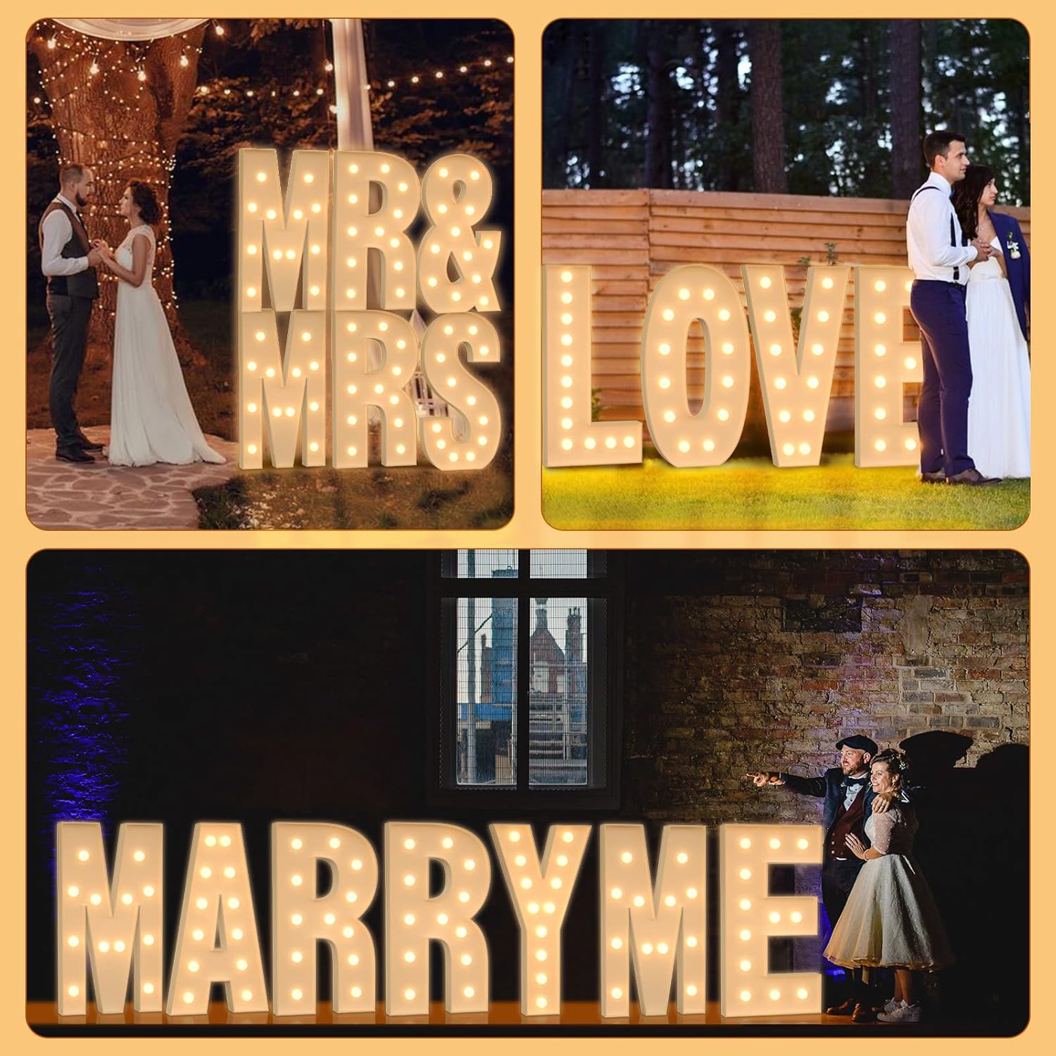 120CM DIY Marquee Letters Marq - Light Up Letters Marquee ulasan dan harga