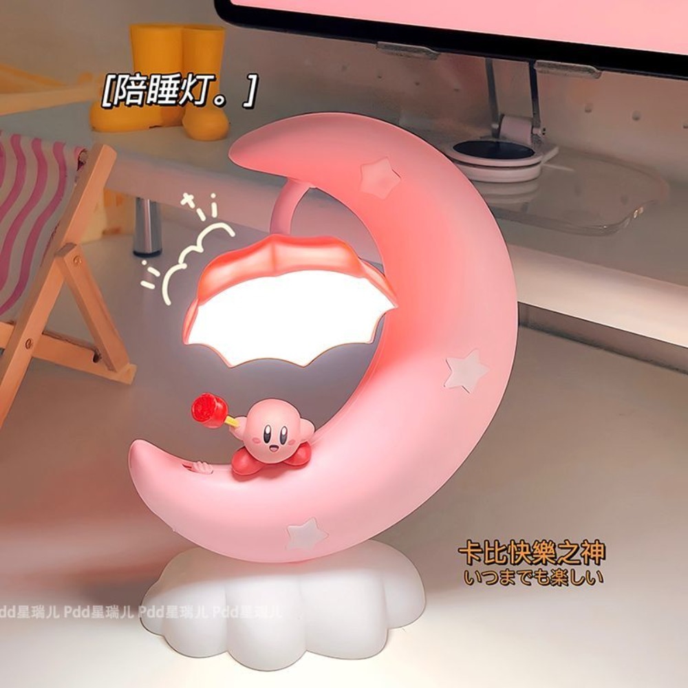 Cute Kirby Moon Night Light, K - Ambient Lighting Decor For Room ulasan dan harga