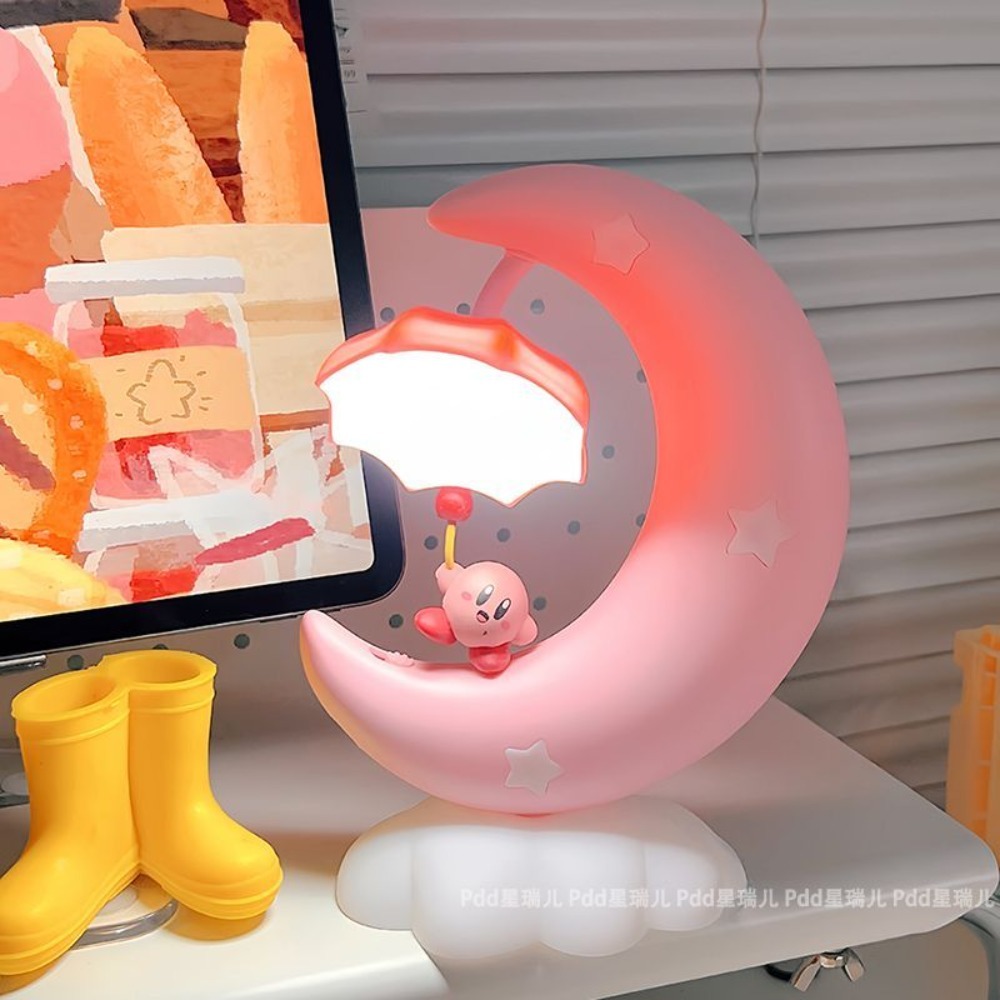 Cute Kirby Moon Night Light, K - Ambient Lighting Decor For Room ulasan dan harga