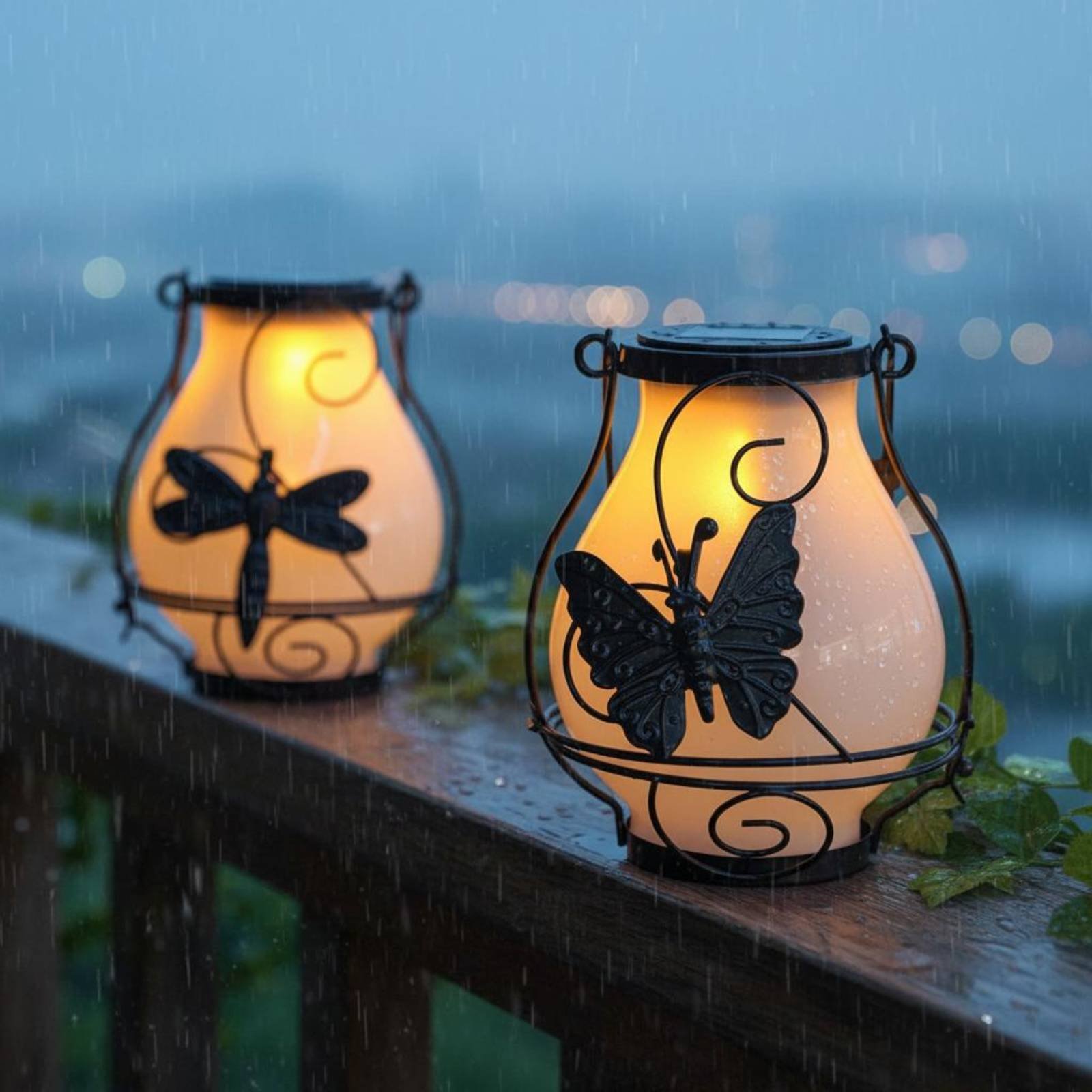 Solar Butterfly Lantern Waterp - Lighting Decoration Outdoor ulasan dan harga
