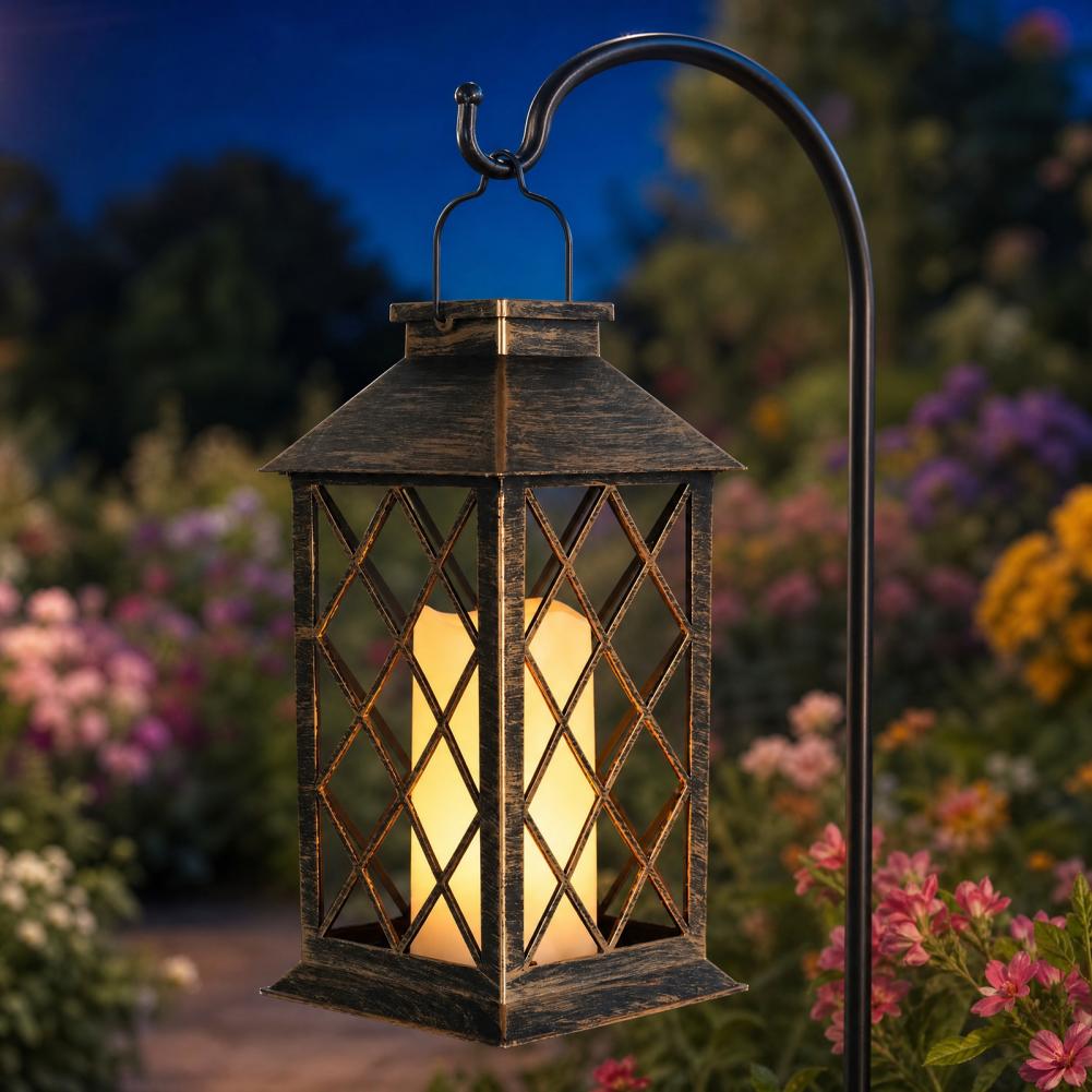 Retro Solar Lantern, Outdoor S - Lighting Decoration Outdoor ulasan dan harga
