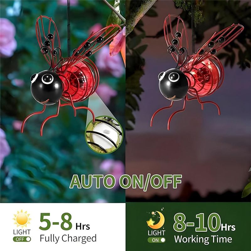 [NEW!A93G】 Solar Bee Simulatio - Lighting Bug Decor ulasan dan harga