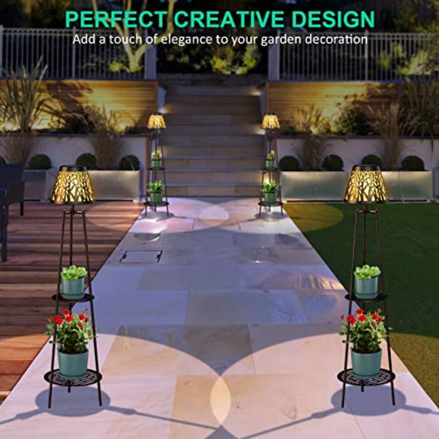 2 Pack Outdoor Solar Floor Lam - Lighting Decoration Outdoor ulasan dan harga