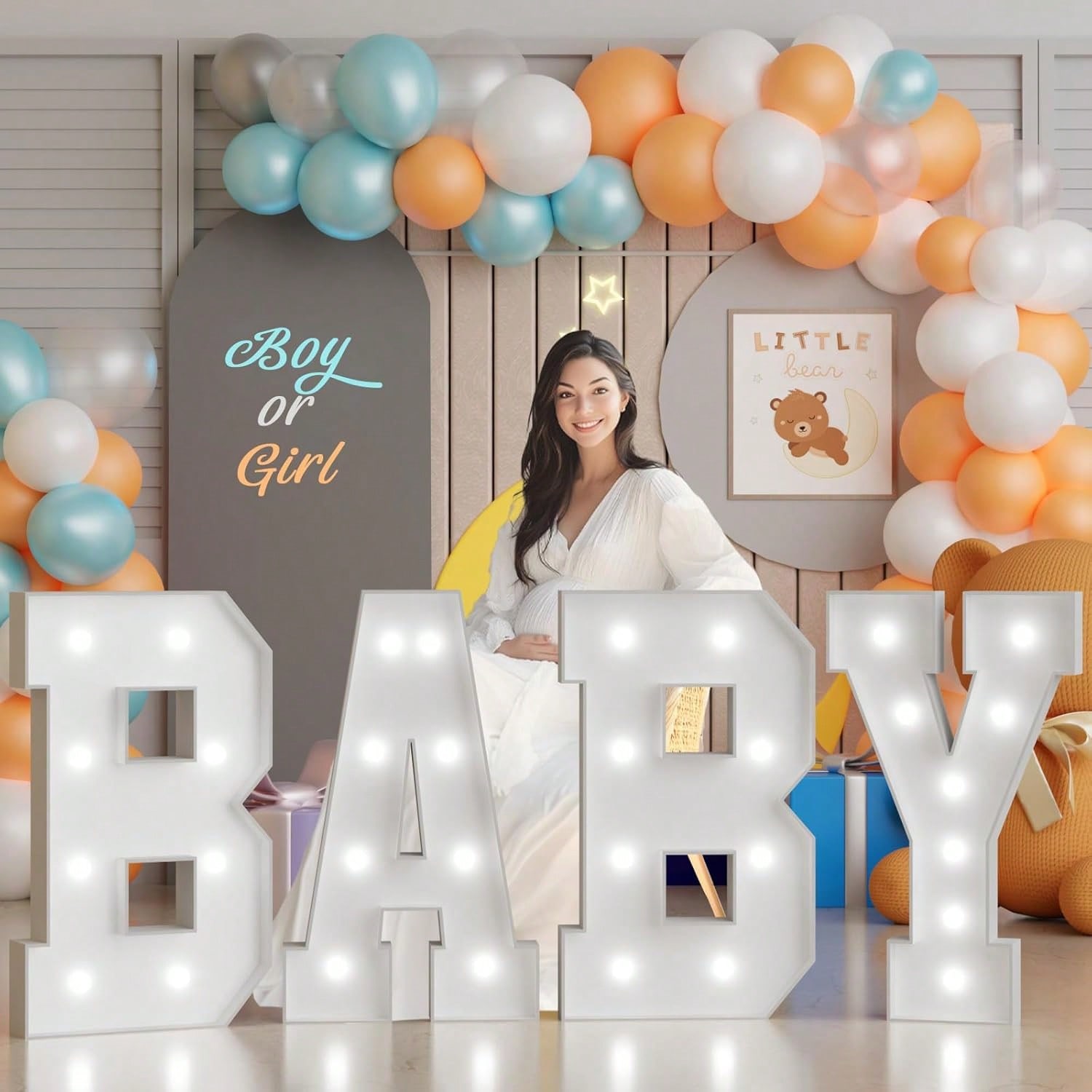1Pc 91.5cm/36inch Light Up Dig - Light Up Letters Marquee ulasan dan harga