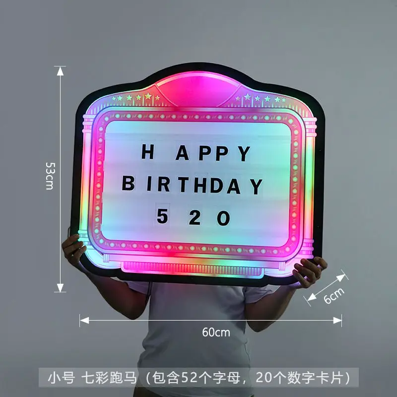 Custom night club Sign Letter  - Light Up Letters Marquee ulasan dan harga