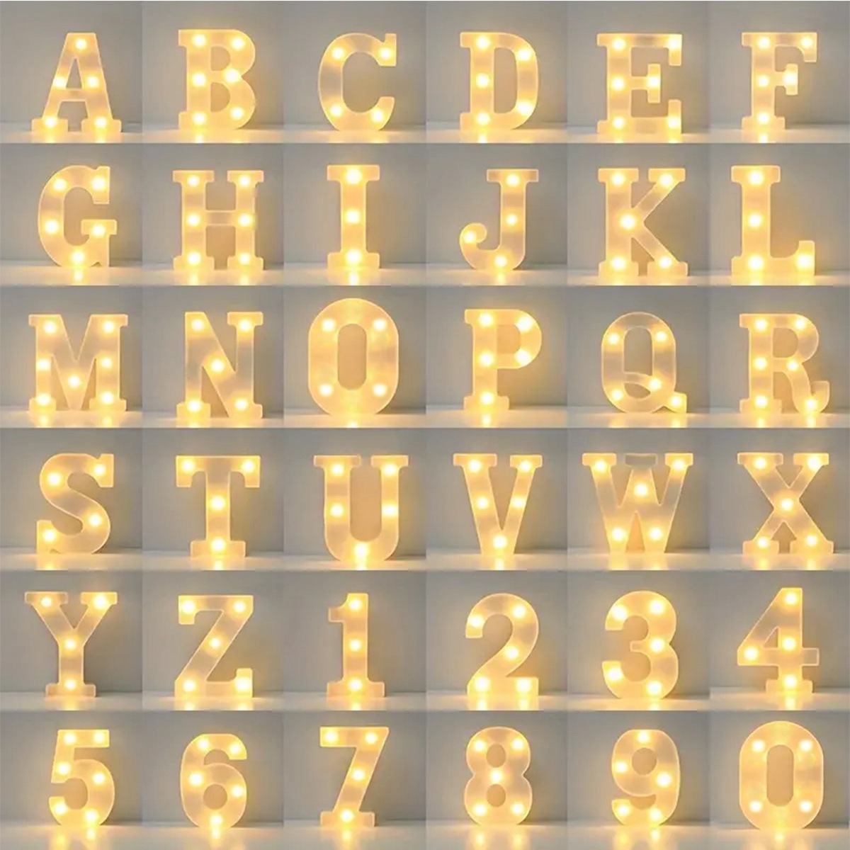1Pc LED Light Up Letter Marque - Light Up Letters Marquee ulasan dan harga