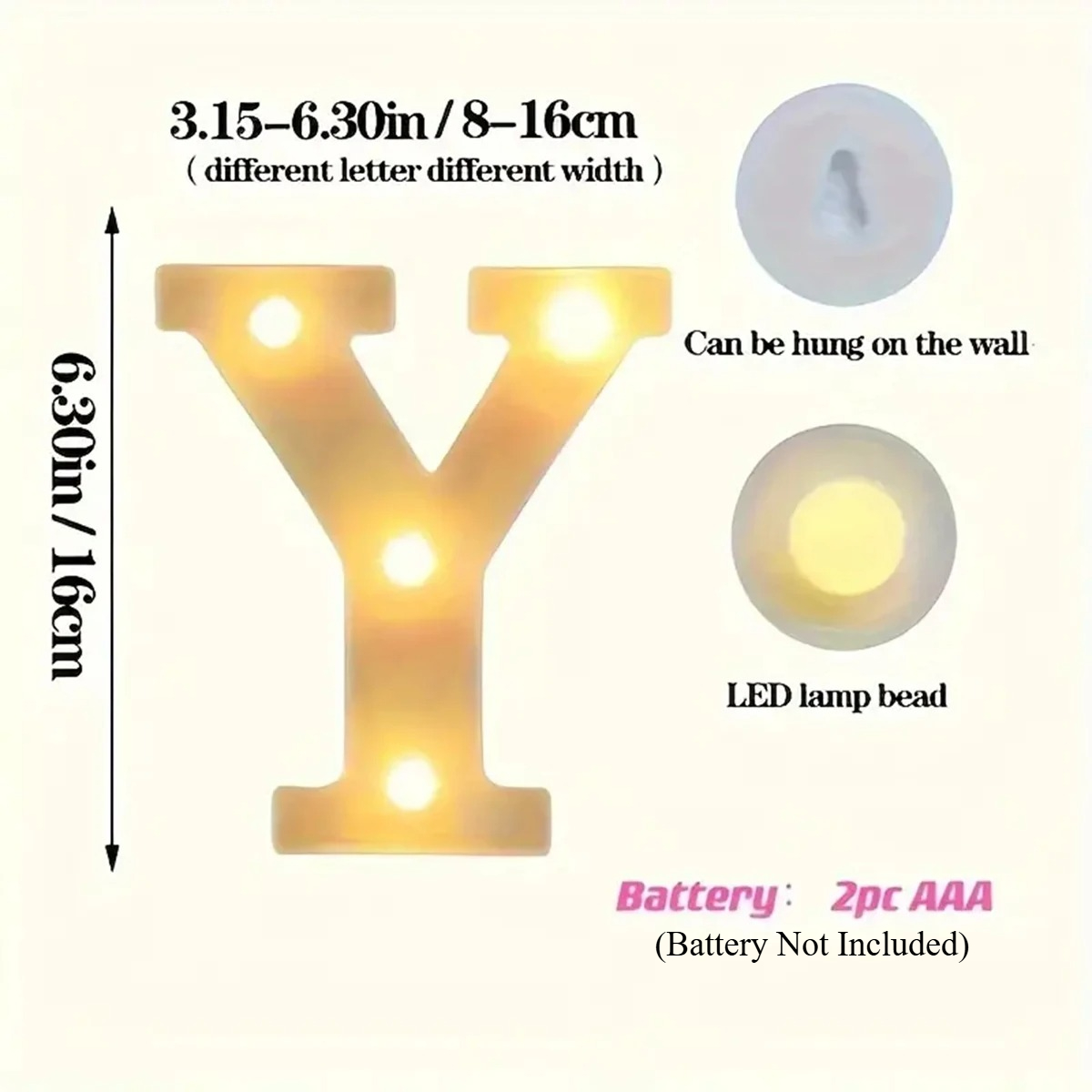 1Pc LED Light Up Letter Marque - Light Up Letters Marquee ulasan dan harga
