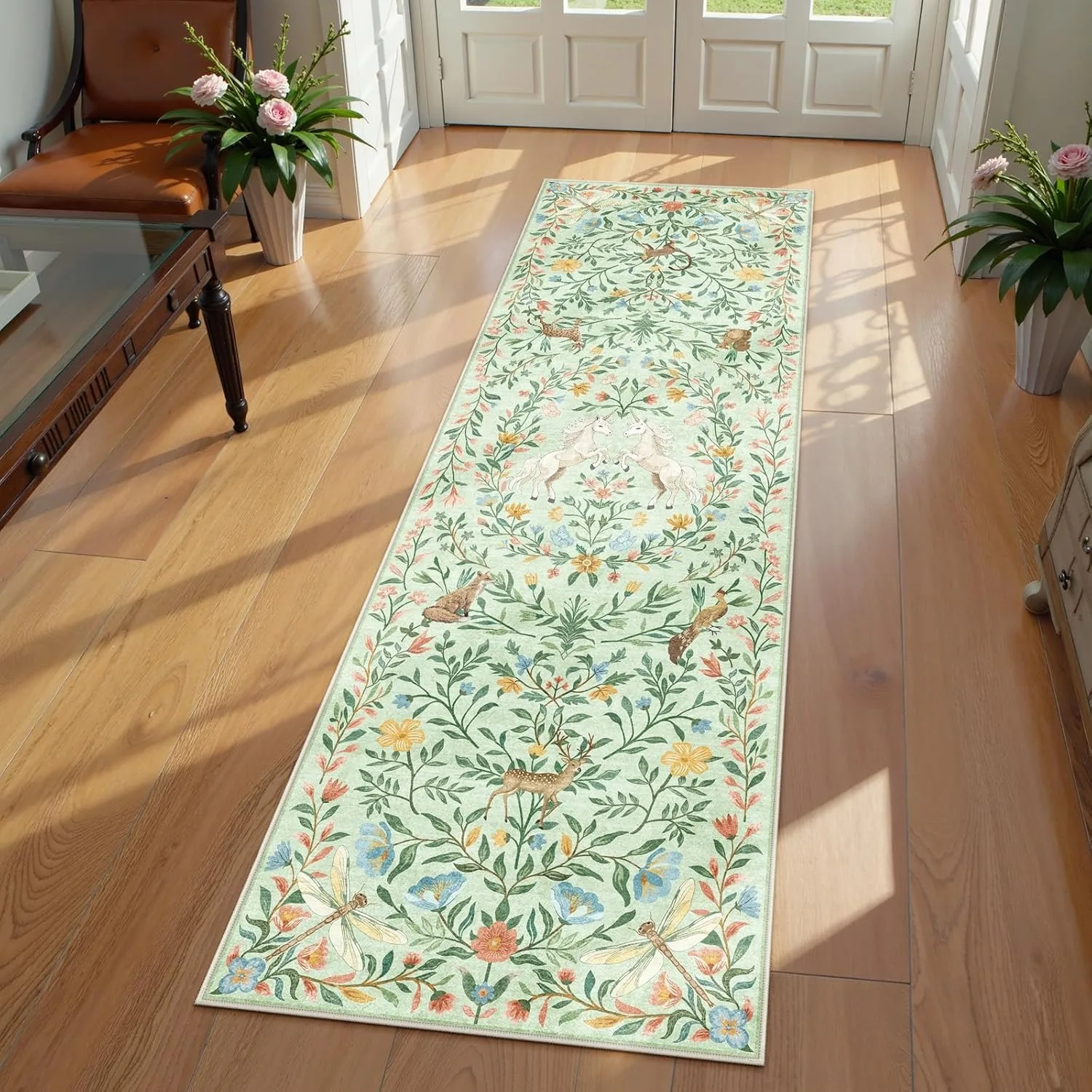 Bug Flower Theme Runner Rug Li - Lighting Bug Decor ulasan dan harga