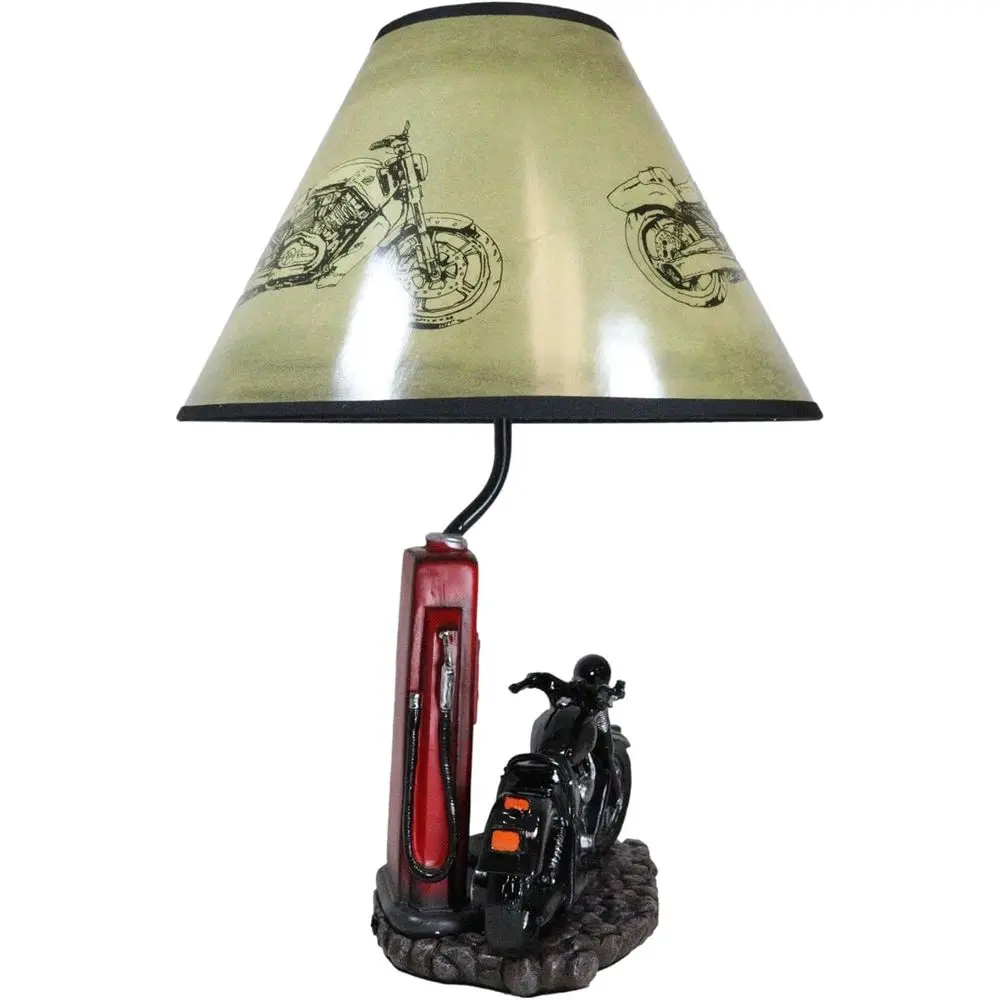 Vintage Retro Black Motorcycle - Lighting Decor For Home ulasan dan harga