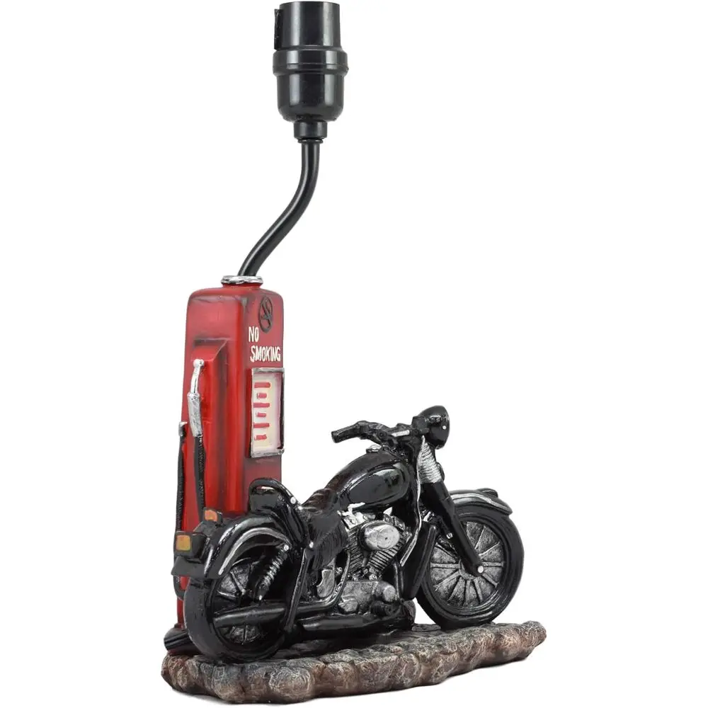 Vintage Retro Black Motorcycle - Lighting Decor For Home ulasan dan harga