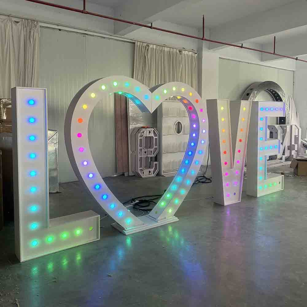 Customized Size Logo Large Gia - Light Up Letters Marquee ulasan dan harga