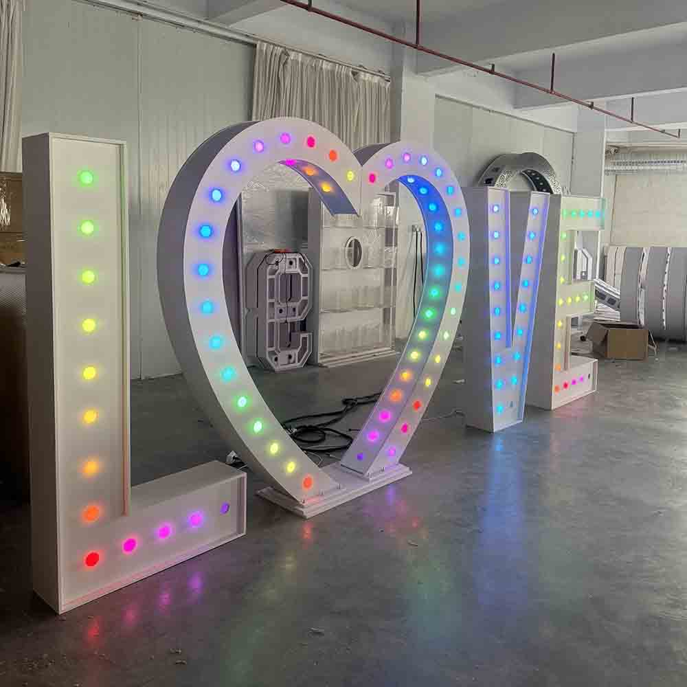 Customized Size Logo Large Gia - Light Up Letters Marquee ulasan dan harga