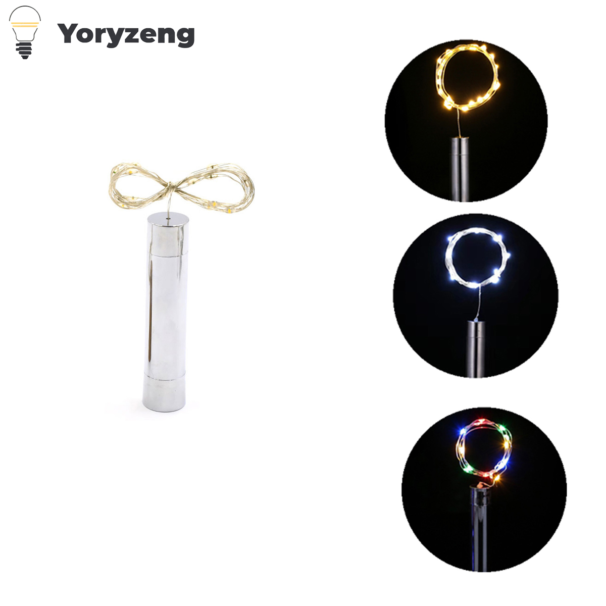 2M 20LEDs Cork Shaped Wine Bot - Decor Lighting Cork ulasan dan harga