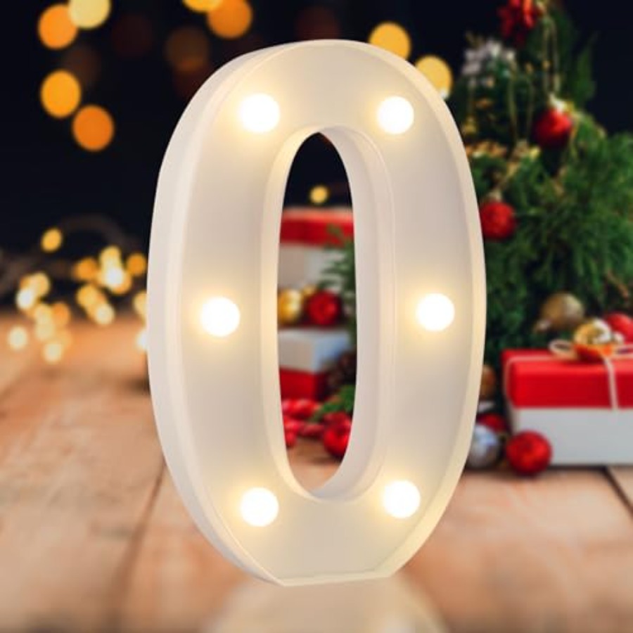 LED Marquee Numbers, 0-9 Light - Light Up Letters Marquee ulasan dan harga