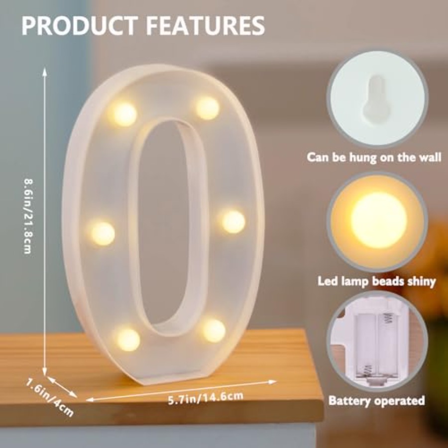 LED Marquee Numbers, 0-9 Light - Light Up Letters Marquee ulasan dan harga