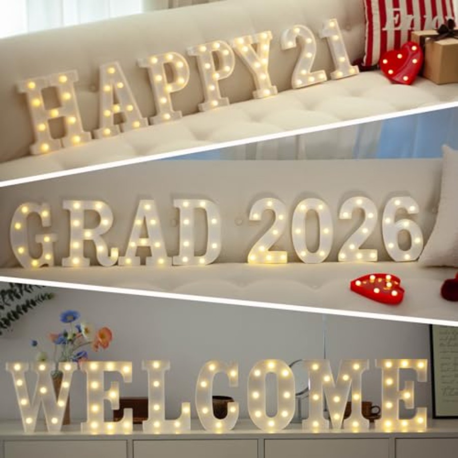 LED Marquee Numbers, 0-9 Light - Light Up Letters Marquee ulasan dan harga