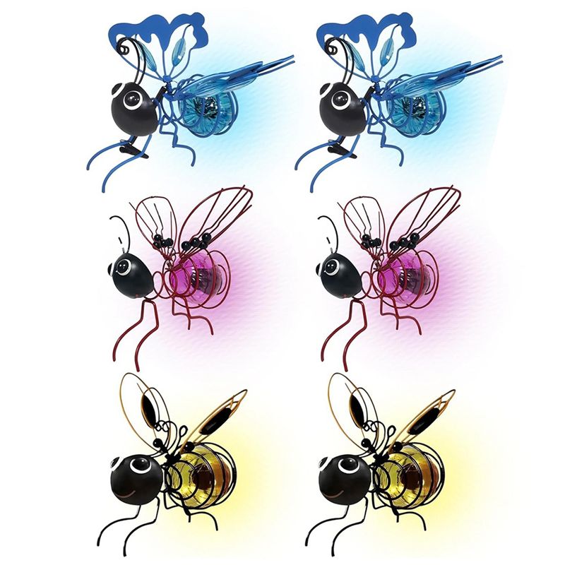 AS94-Solar Bee Simulation Ligh - Lighting Bug Decor ulasan dan harga