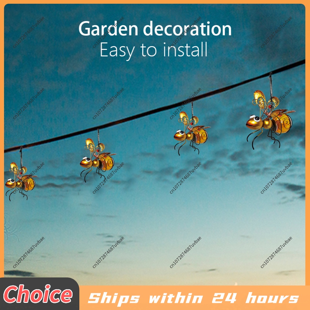 Solar Powered Insect Lamp Hang - Lighting Bug Decor ulasan dan harga