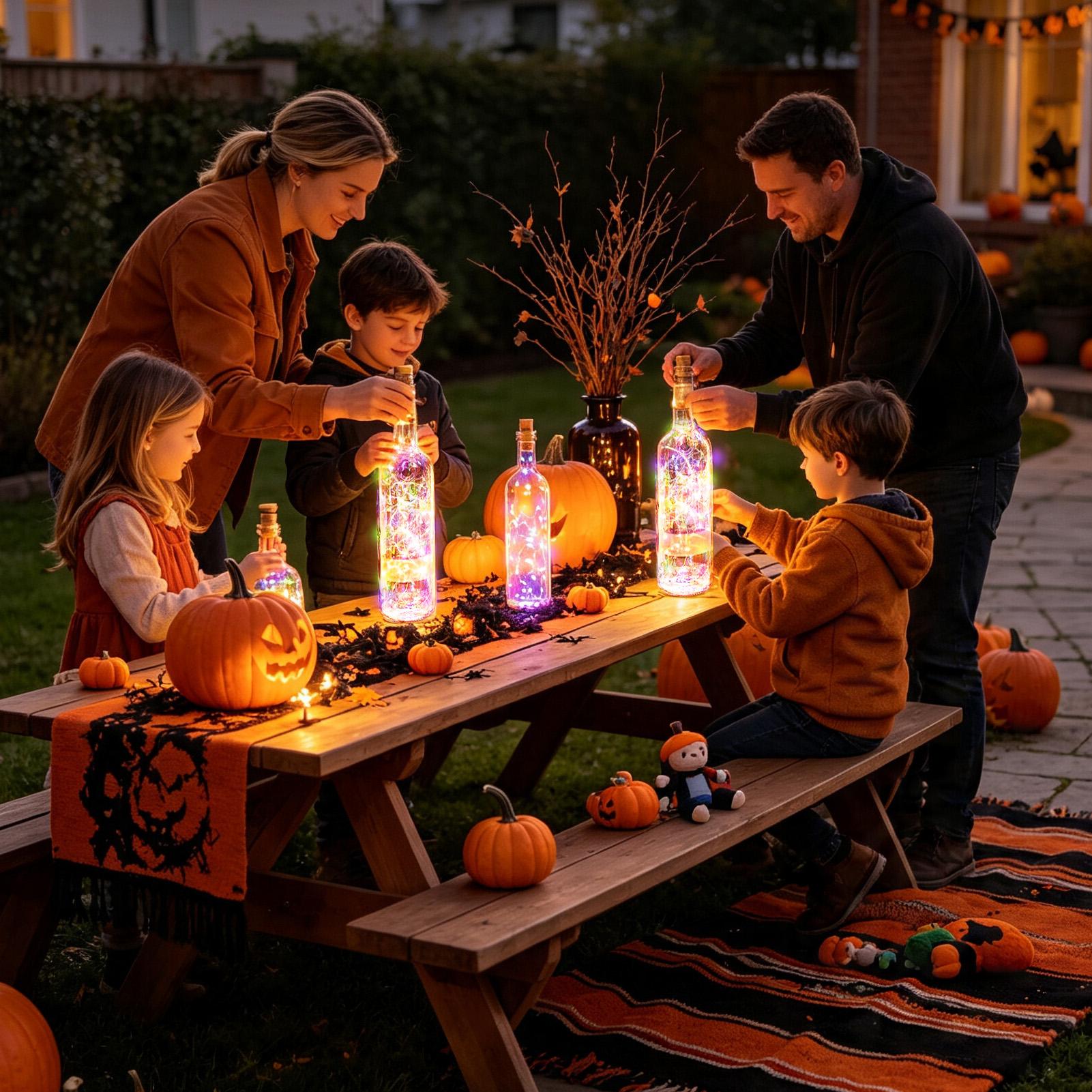 Solar Wine Bottle Lights 6 Pie - Decor Lighting Cork ulasan dan harga